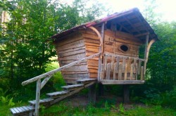 Le Châtillon à Belval Vosges, la maison dans la forêt.