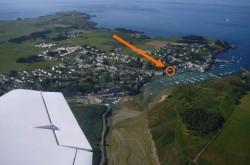 Appartement, vue panoramique sur le port de Sauzon